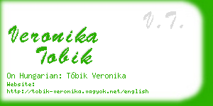 veronika tobik business card
